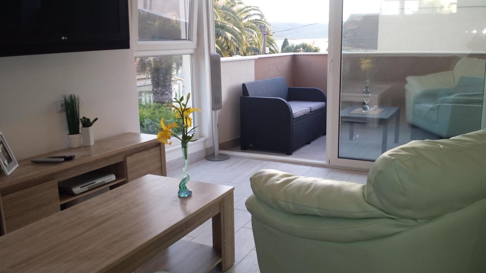 Apartments Villa A - Heating Pool トロギール エクステリア 写真